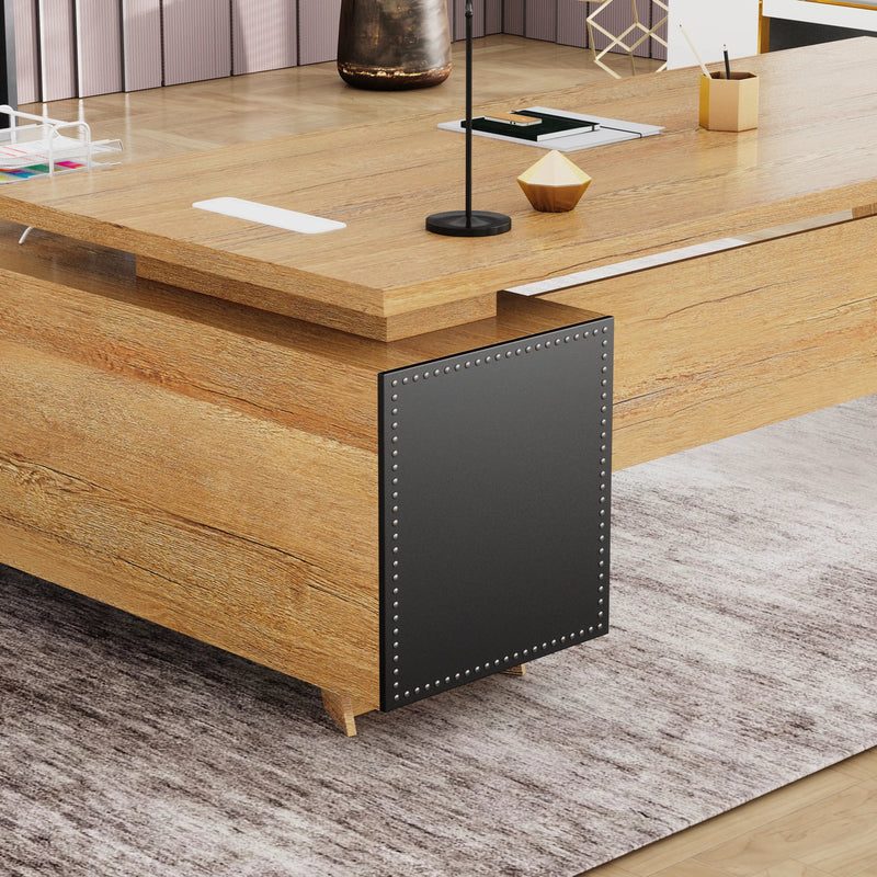 Nepal ยท Modern L-Shaped Executive Desk
