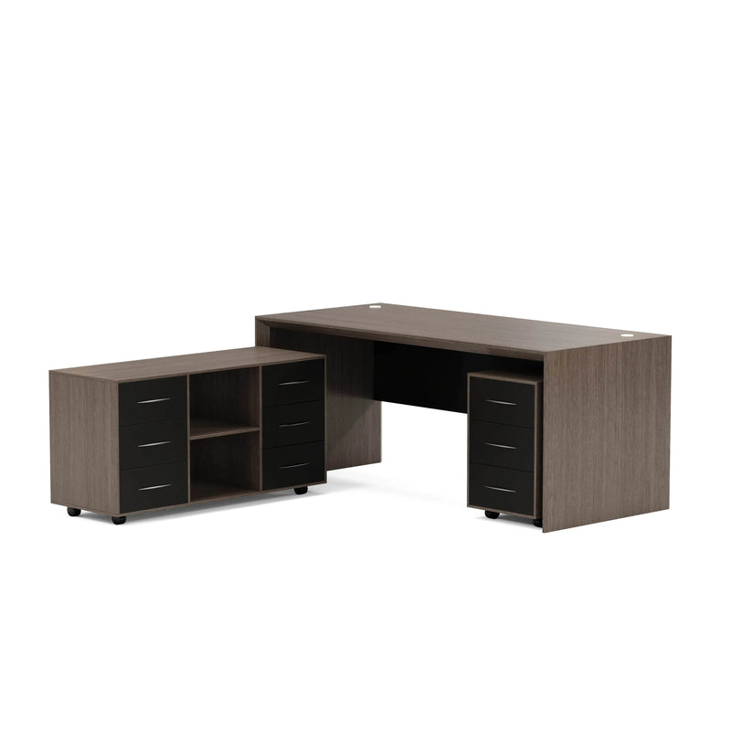 Neptune · Executive Desk w/ Mobile Storage