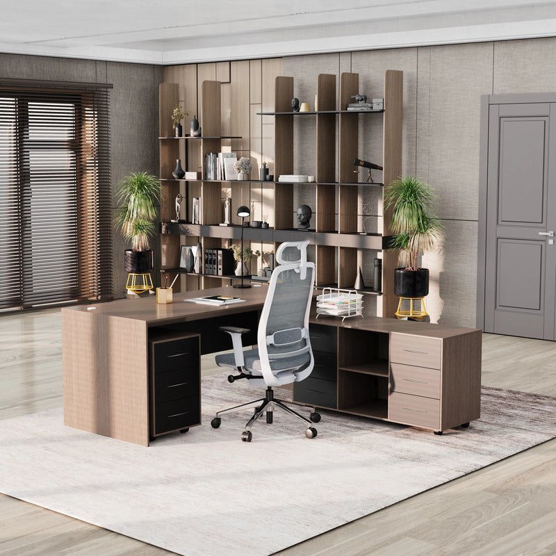 Neptune · Executive Desk w/ Mobile Storage