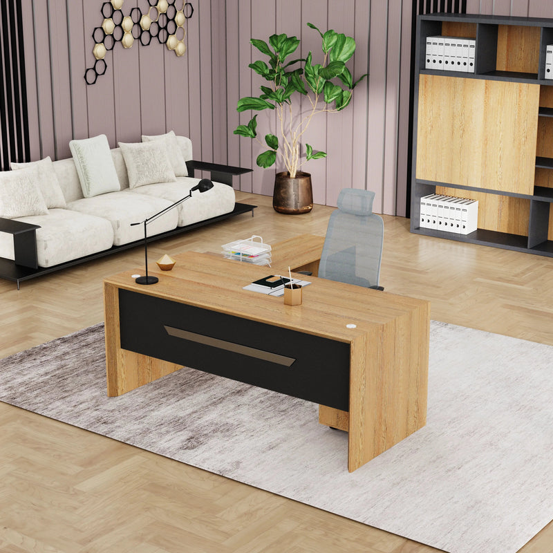 Neptune · Executive Desk w/ Mobile Storage