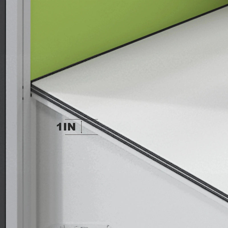 Estación de trabajo de oficina con cubículo rectangular verde Nieves de 51 a 198