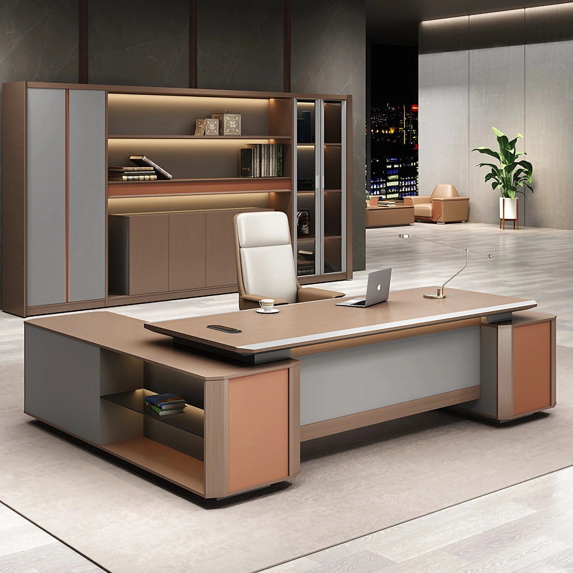 Nitro · Modern L-Shaped Executive Desk