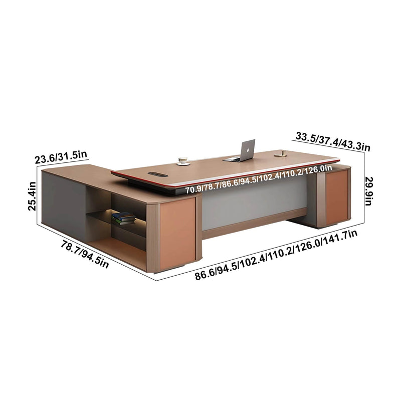 Nitro · Modern L-Shaped Executive Desk