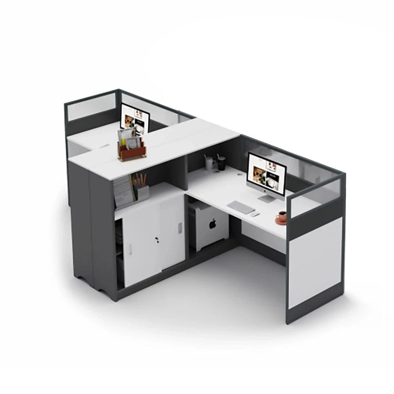 Noelle ยท L-Shaped Cubicle Office Workstation