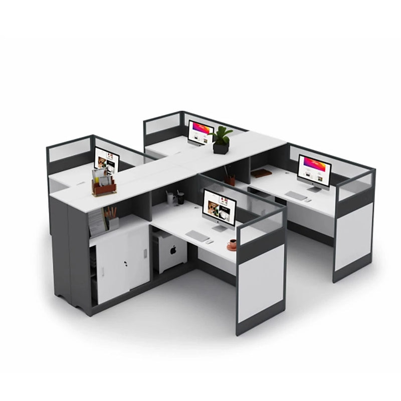 Noelle ยท L-Shaped Cubicle Office Workstation