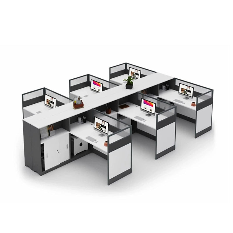 Noelle ยท L-Shaped Cubicle Office Workstation