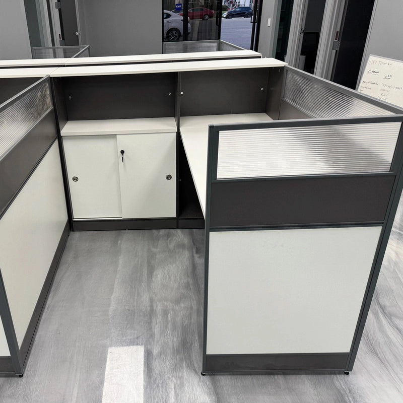 Noelle ยท L-Shaped Cubicle Office Workstation