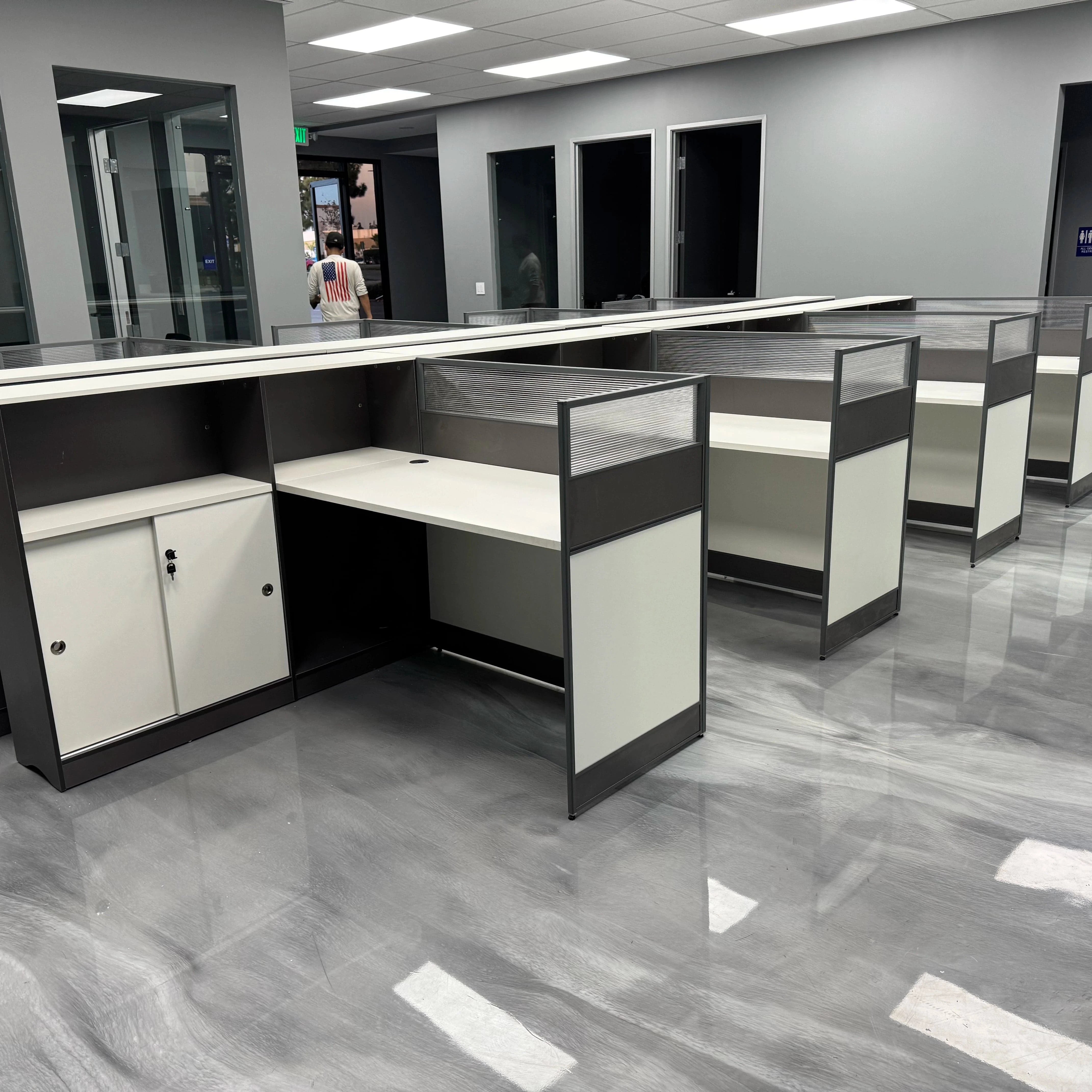 Noelle ยท L-Shaped Cubicle Office Workstation
