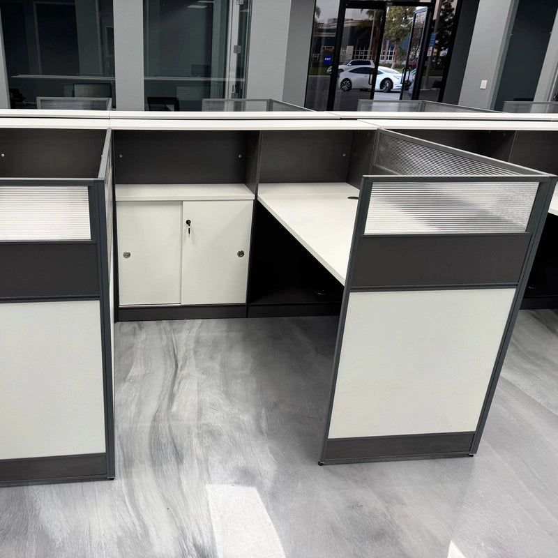 Noelle ยท L-Shaped Cubicle Office Workstation