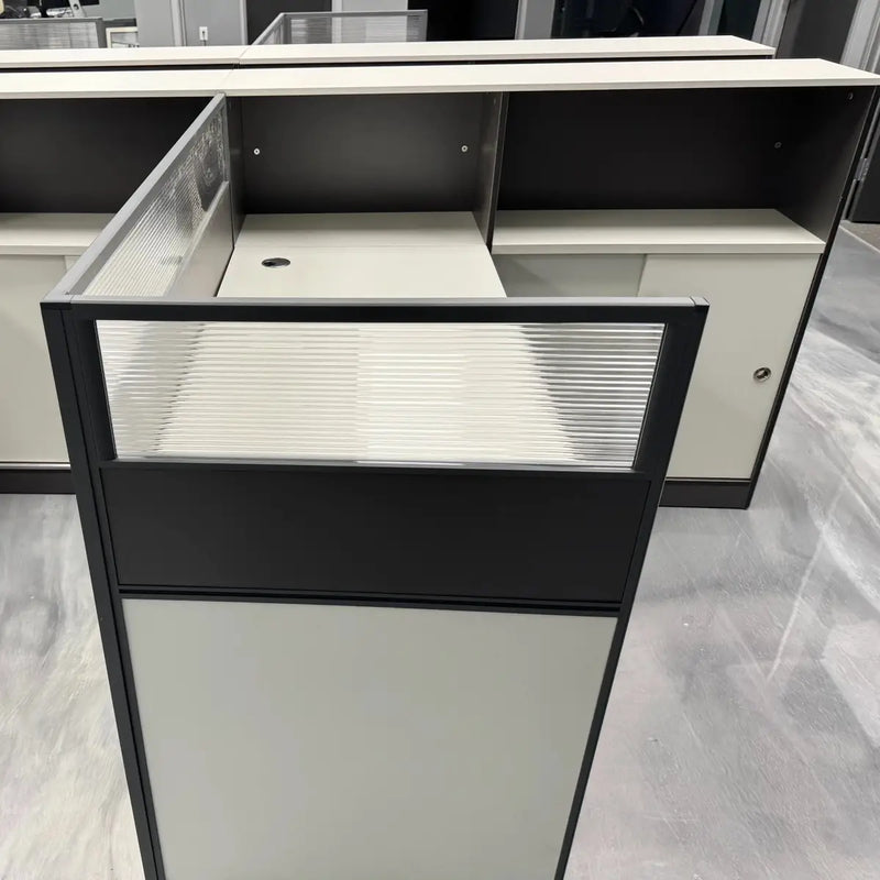 Norven · L-Shaped Cubicle Office Workstation