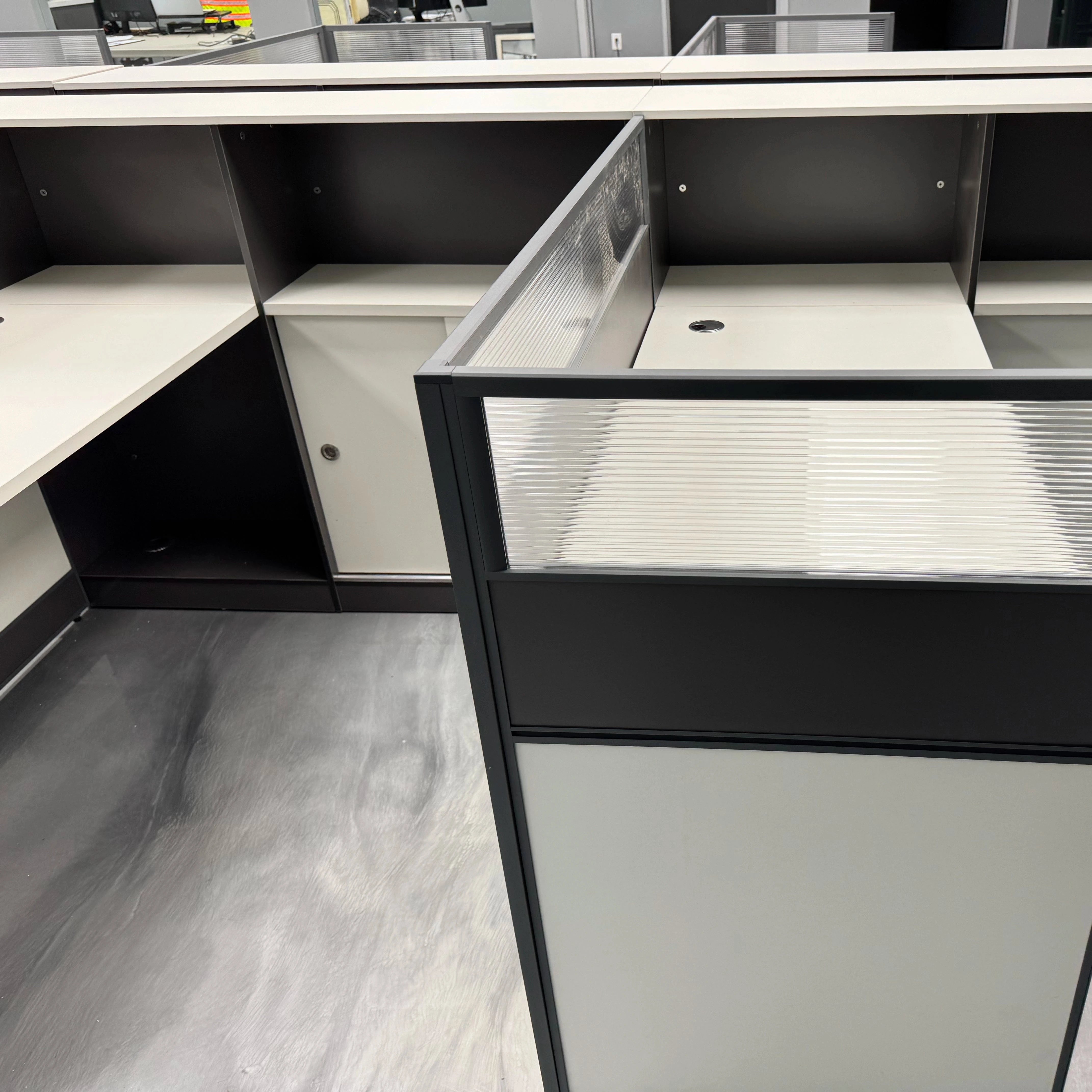 Noelle ยท L-Shaped Cubicle Office Workstation