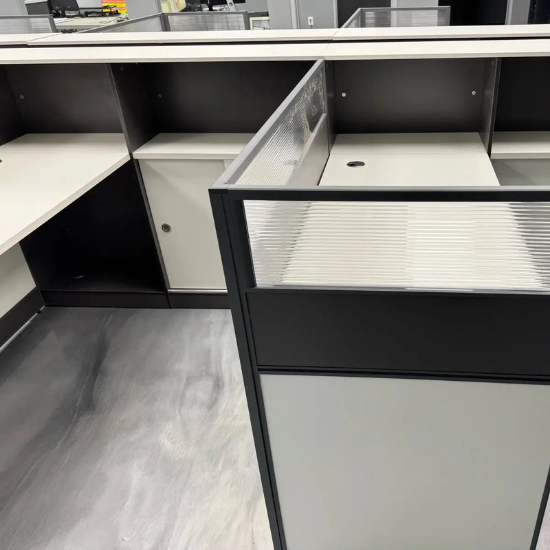 Norven · L-Shaped Cubicle Office Workstation
