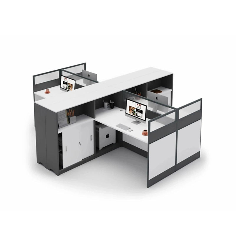 Noelle ยท L-Shaped Cubicle Office Workstation