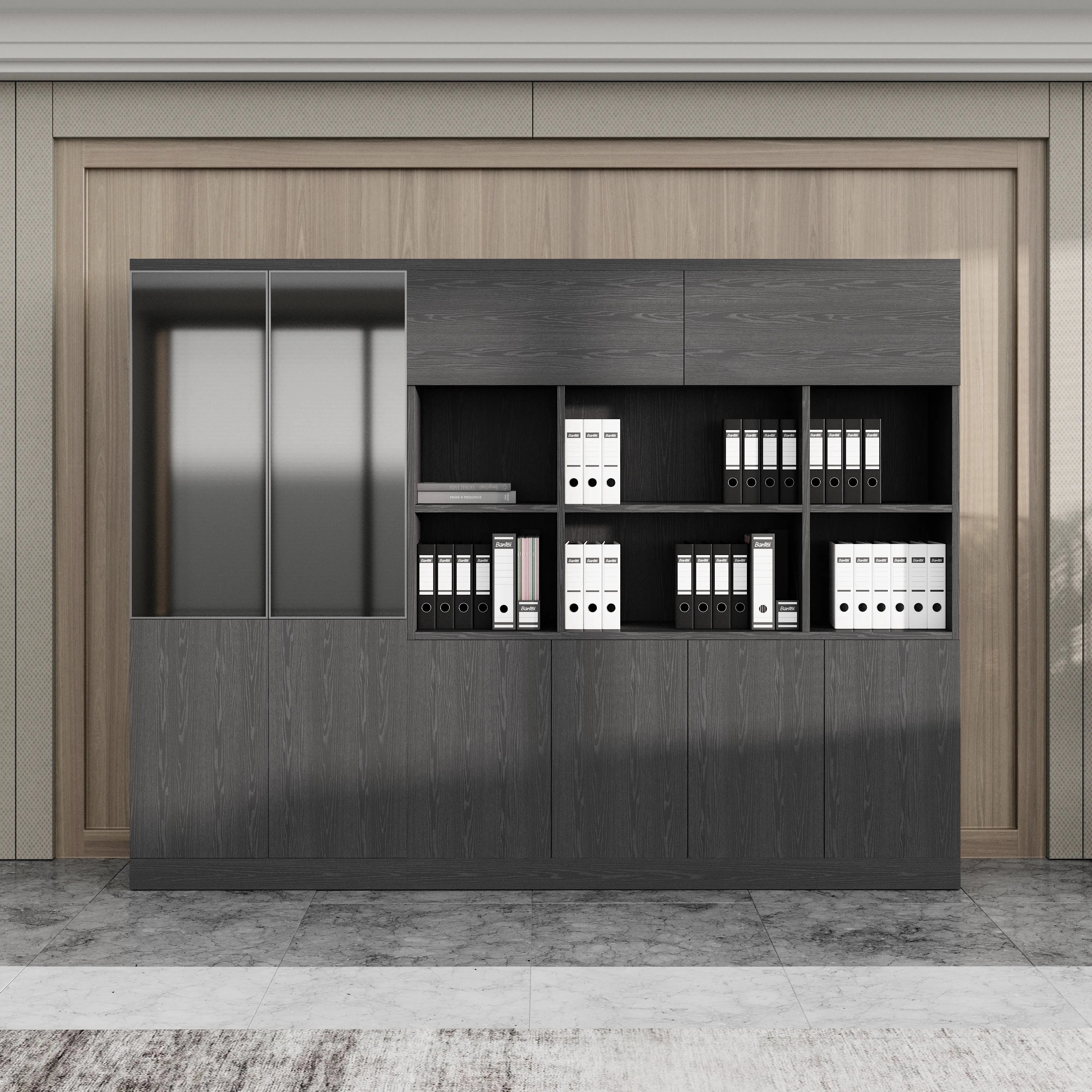 Norton · 106″ Office Shelving & Cabinets