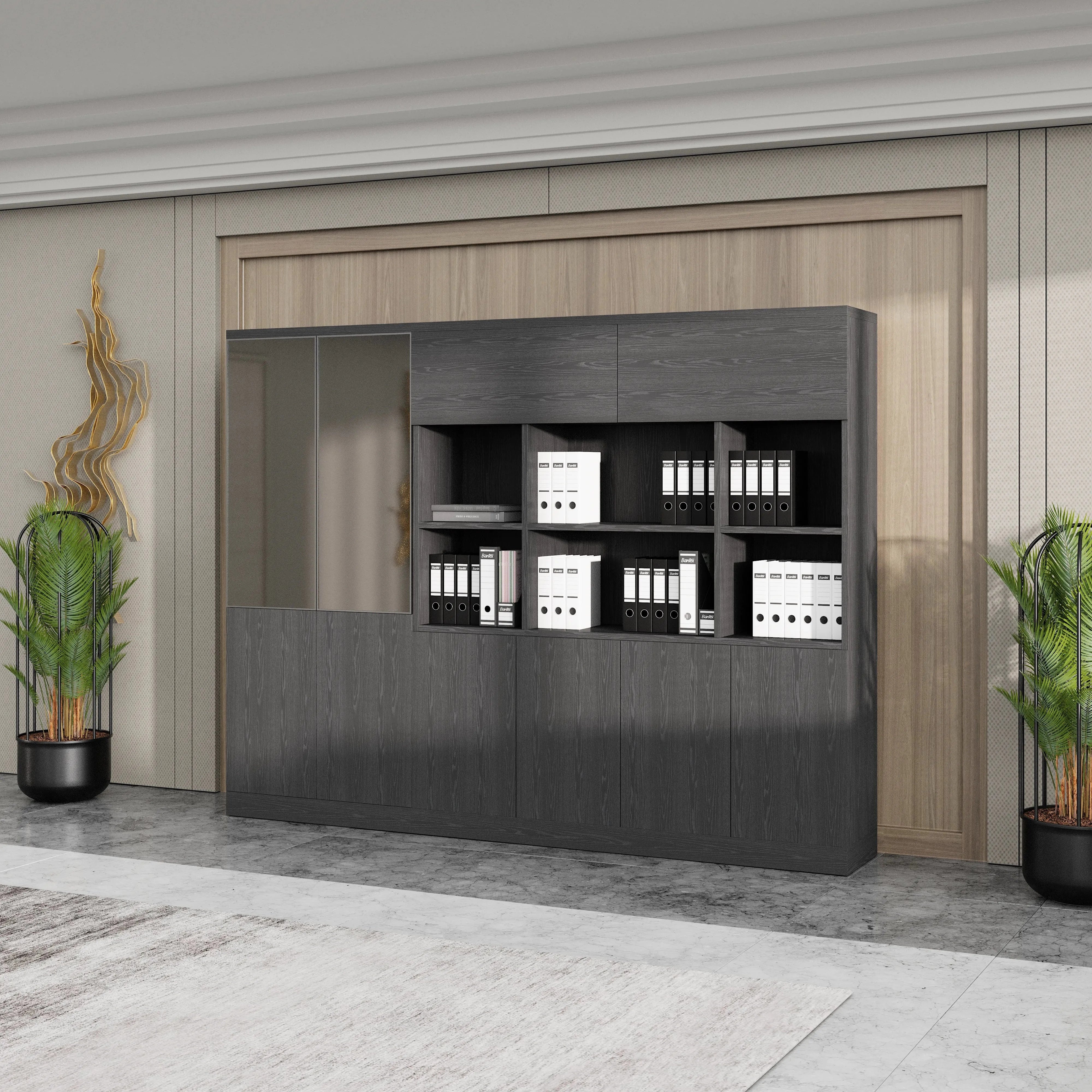 Norton · 106″ Office Shelving & Cabinets