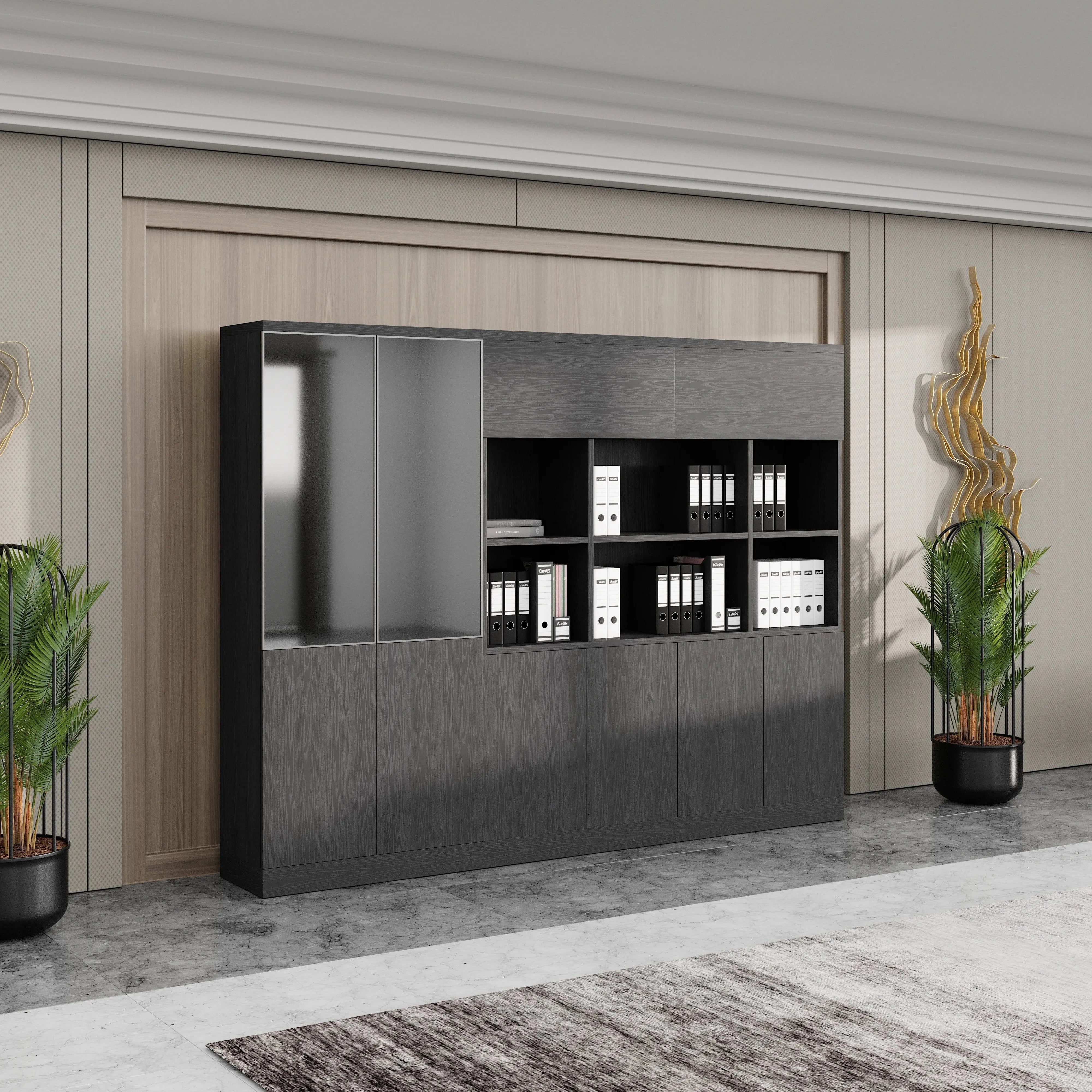Norton · 106″ Office Shelving & Cabinets