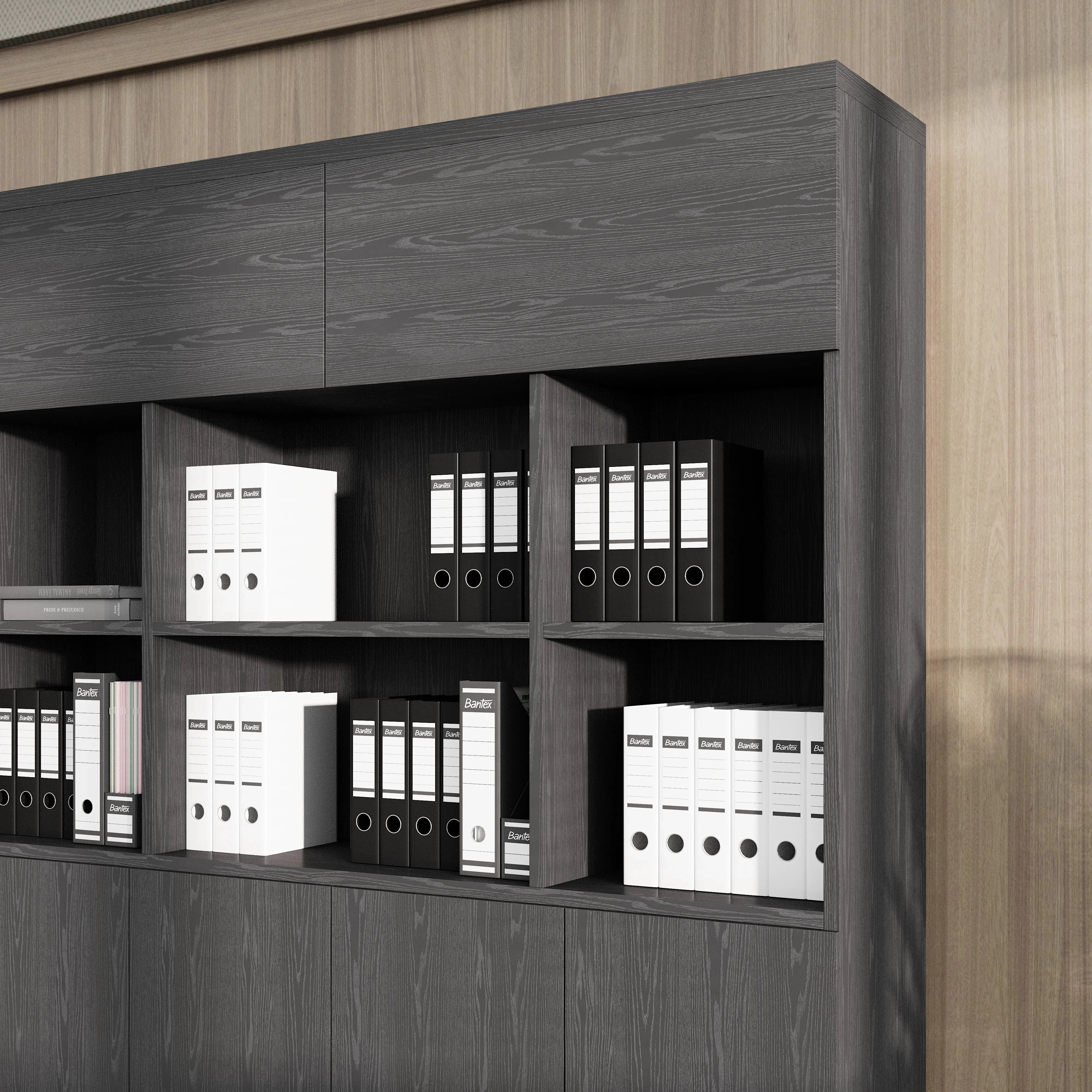 Norton · 106″ Office Shelving & Cabinets