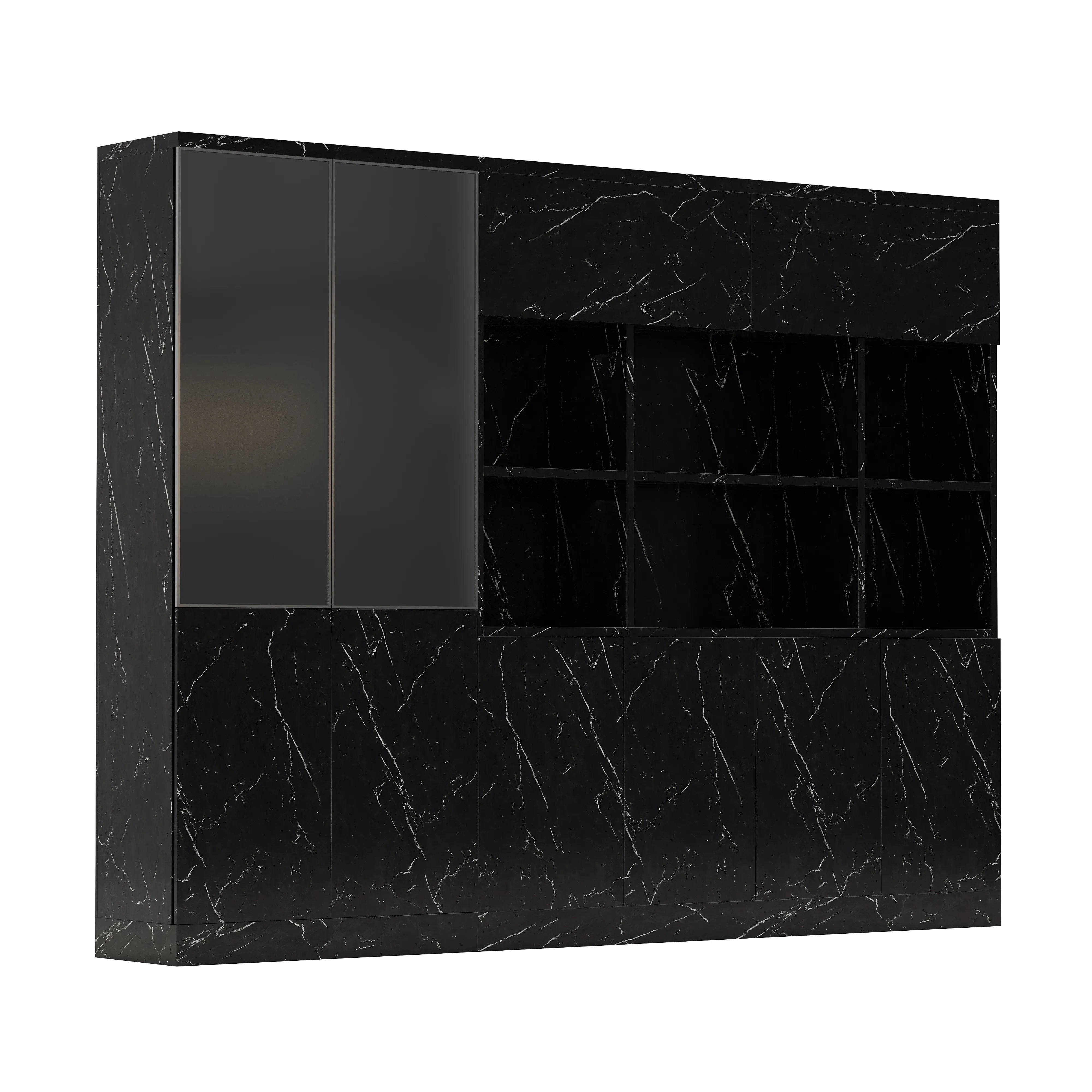 Norton · 106″ Office Shelving & Cabinets