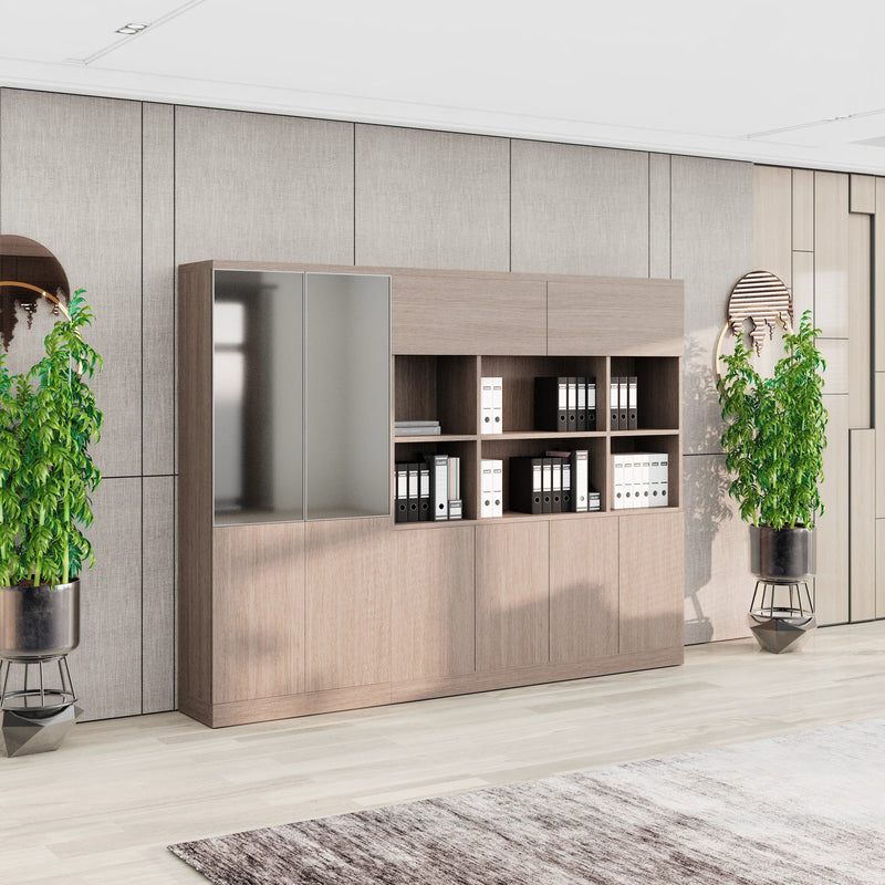 Norton · 106″ Office Shelving & Cabinets