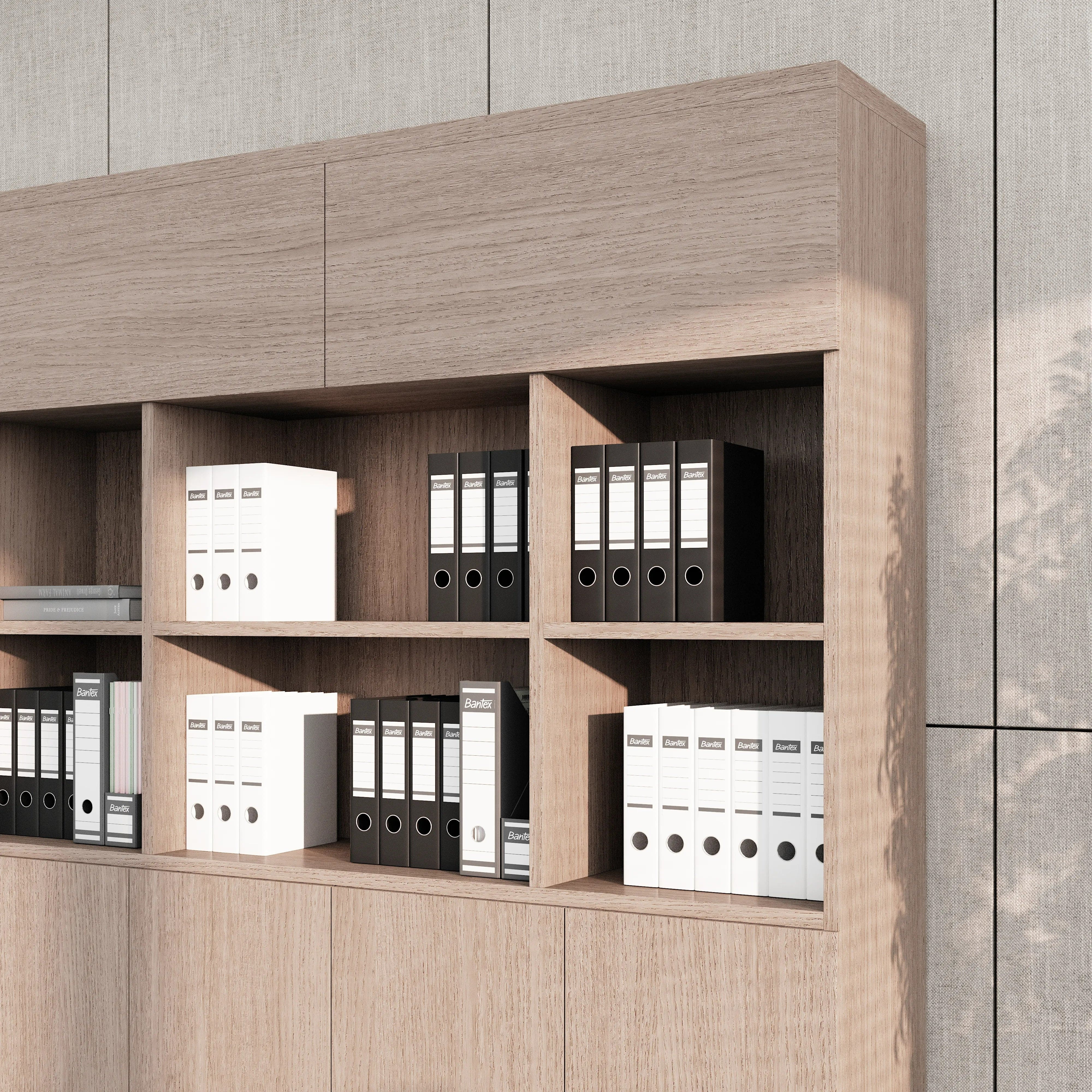 Norton · 106″ Office Shelving & Cabinets