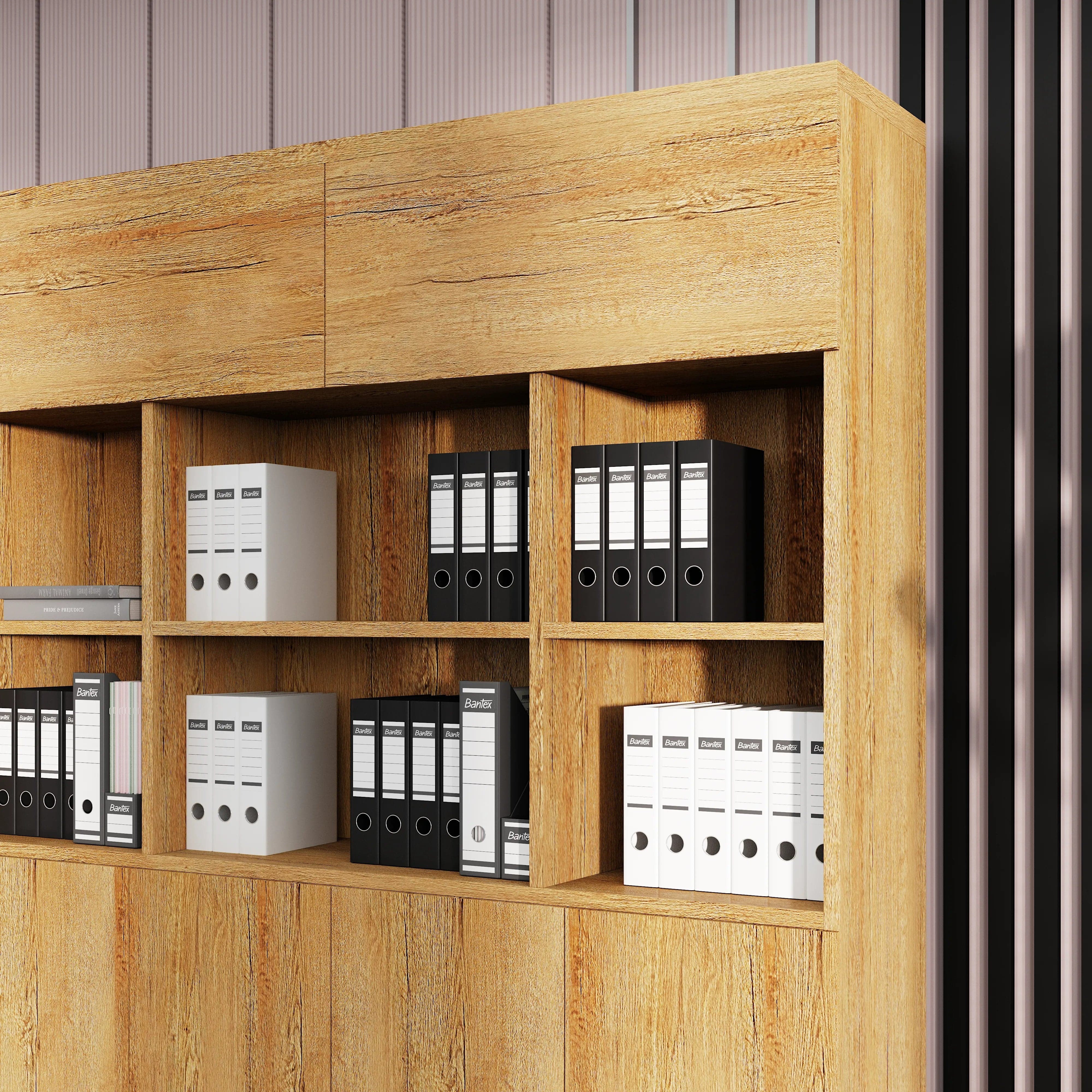 Norton · 106″ Office Shelving & Cabinets