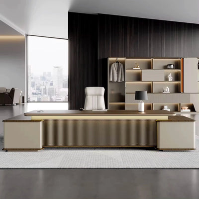 Olivia ยท Modern L-Shaped Executive Desk