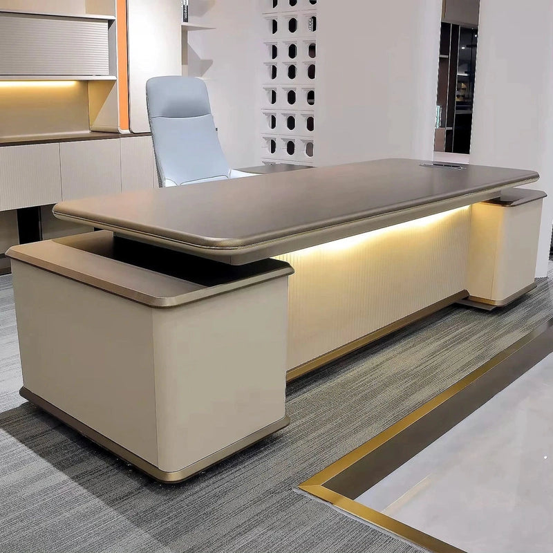 Olivia · Modern L-Shaped Executive Desk