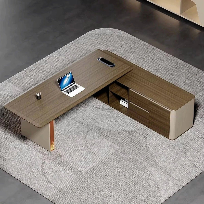 Ophelia · Modern L-Shaped Executive Desk