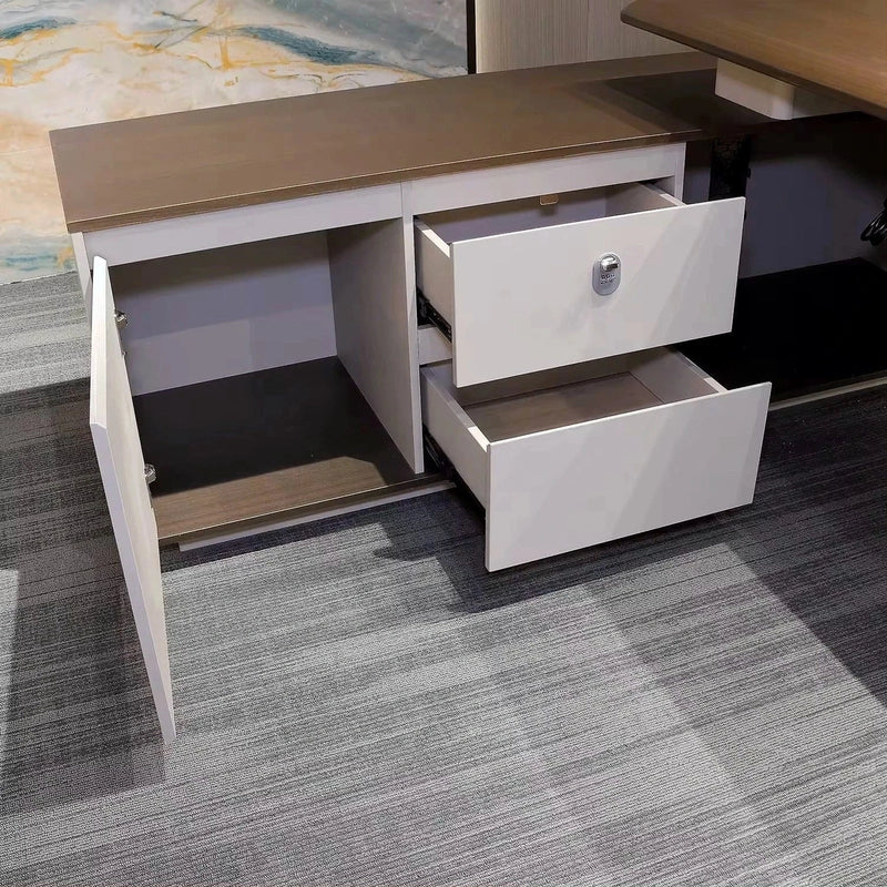 Ophelia · Modern L-Shaped Executive Desk