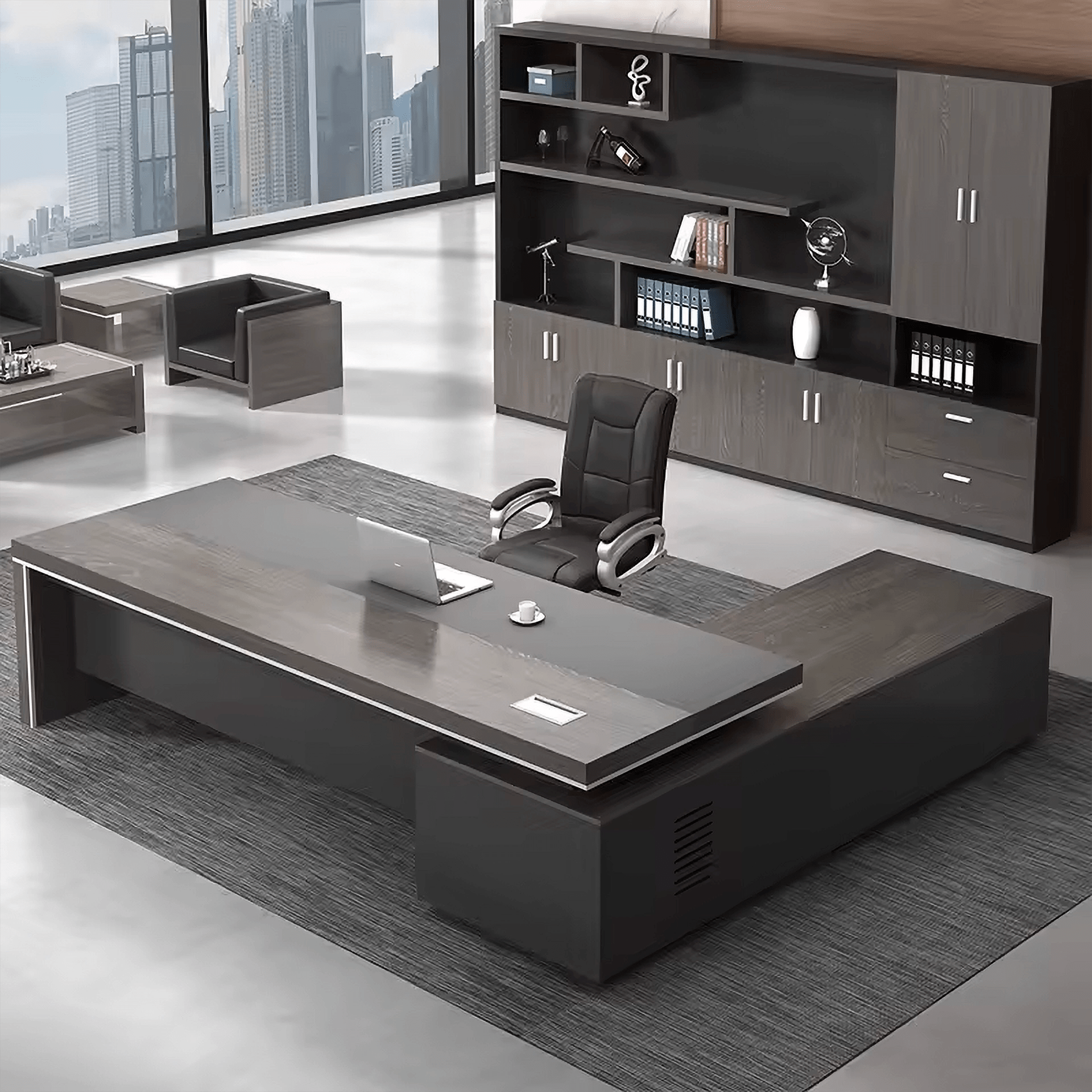 Oryx ยท Modern L-Shaped Executive Desk