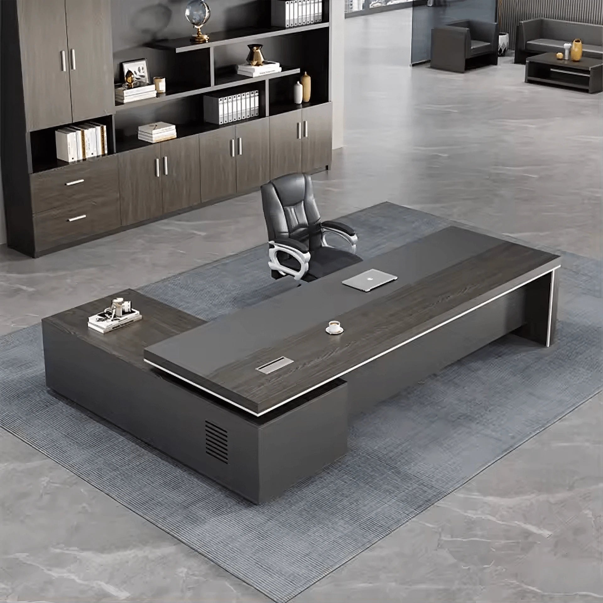 Oryx ยท Modern L-Shaped Executive Desk
