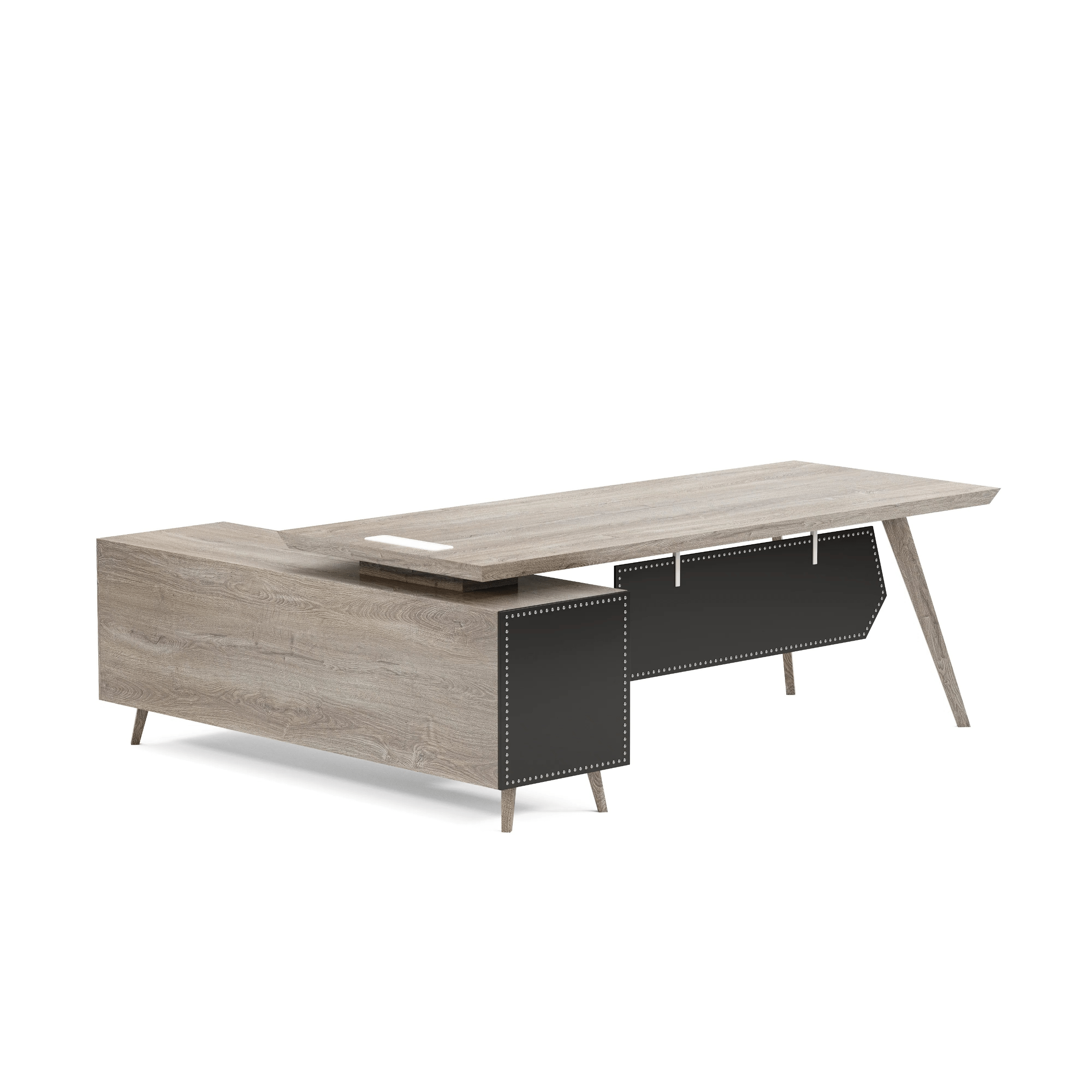 Pacific · Modern L-Shaped Executive Desk