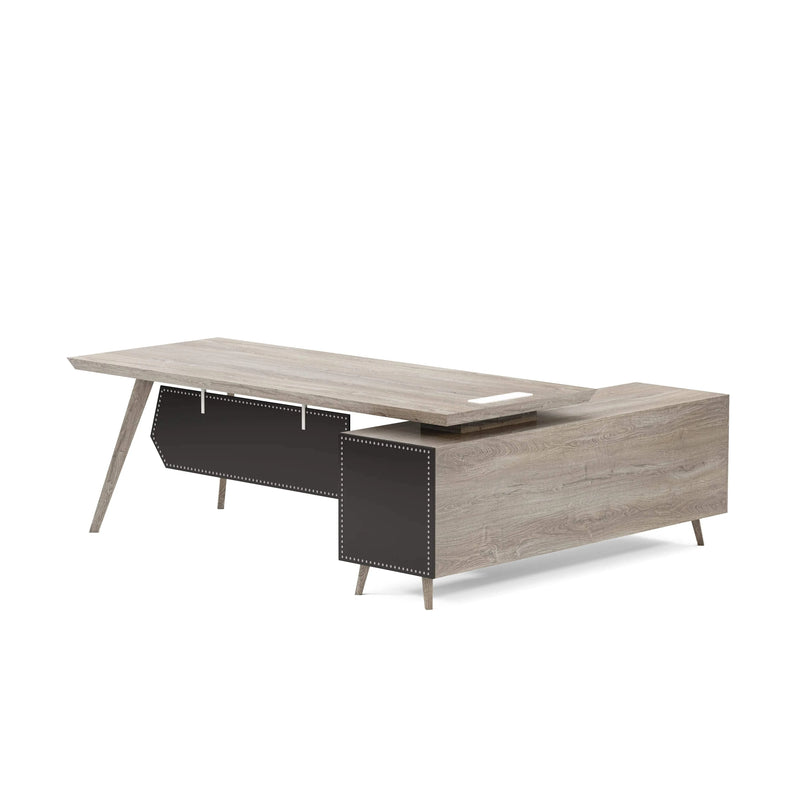 Pacific · Modern L-Shaped Executive Desk