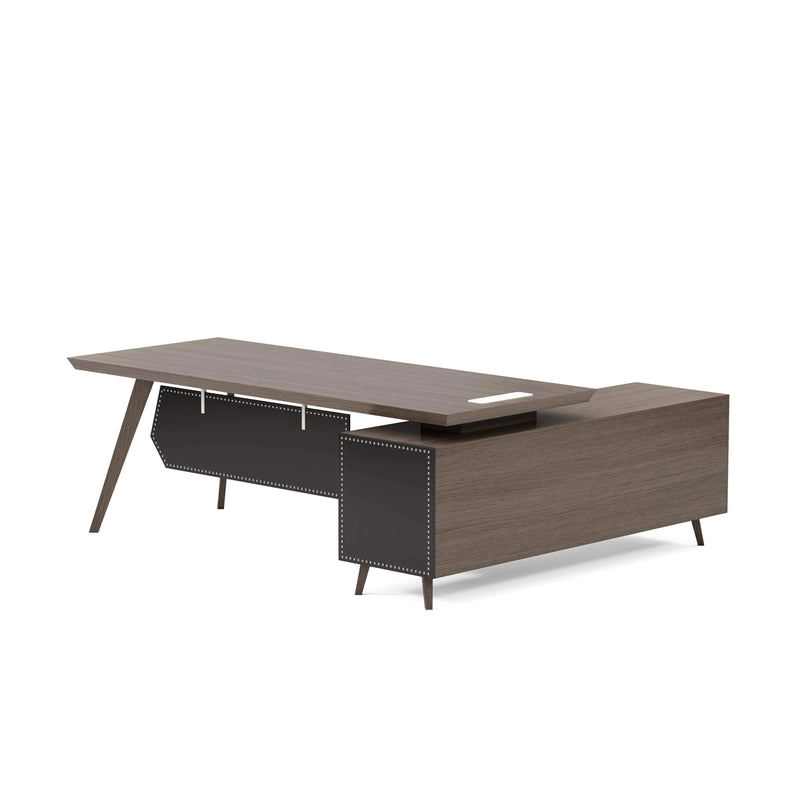 Pacific · Modern L-Shaped Executive Desk
