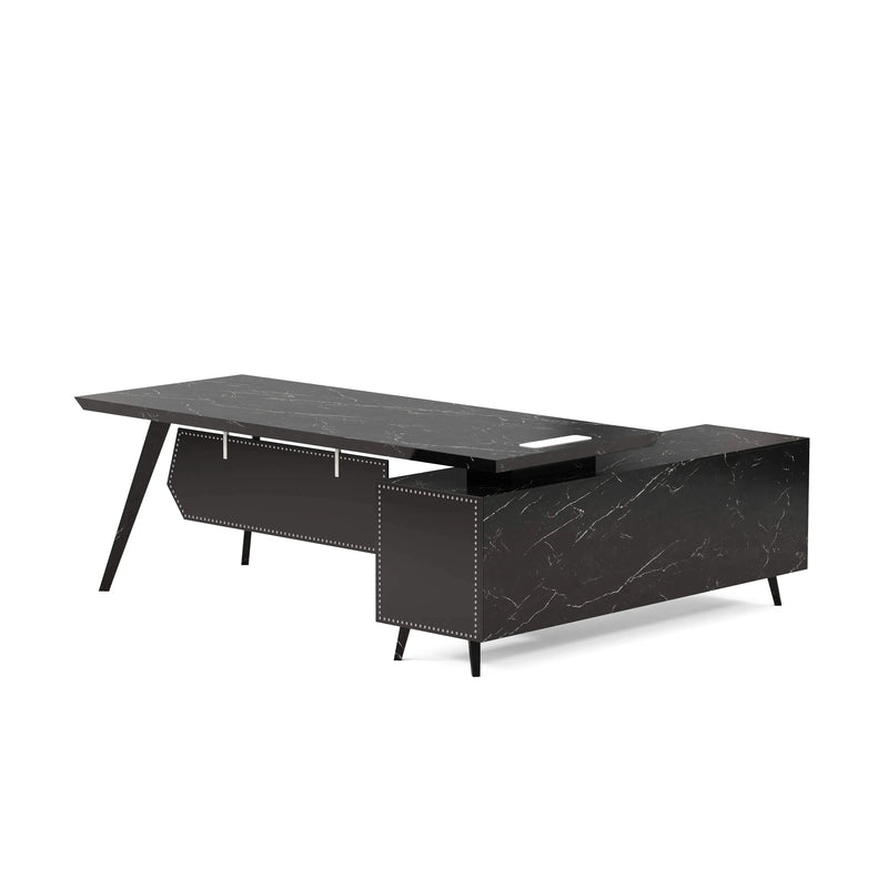 Pacific · Modern L-Shaped Executive Desk