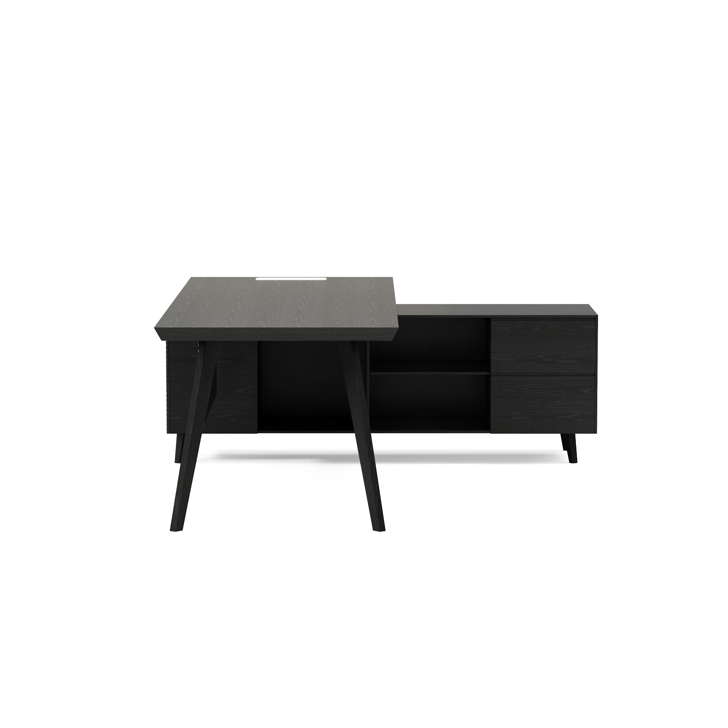 Pacific · Modern L-Shaped Executive Desk