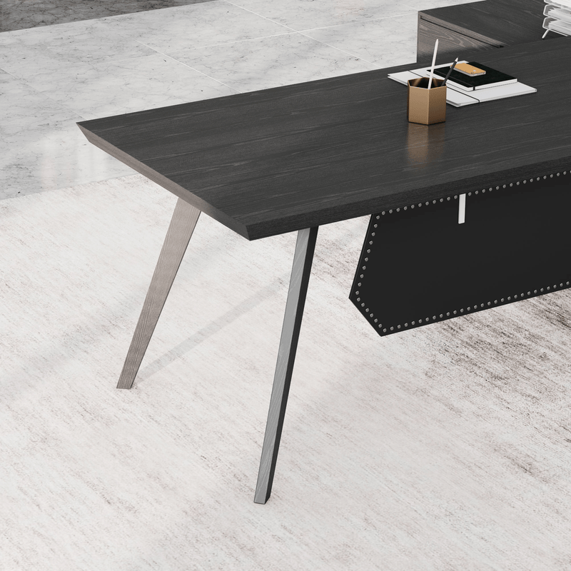 Pacific · Modern L-Shaped Executive Desk