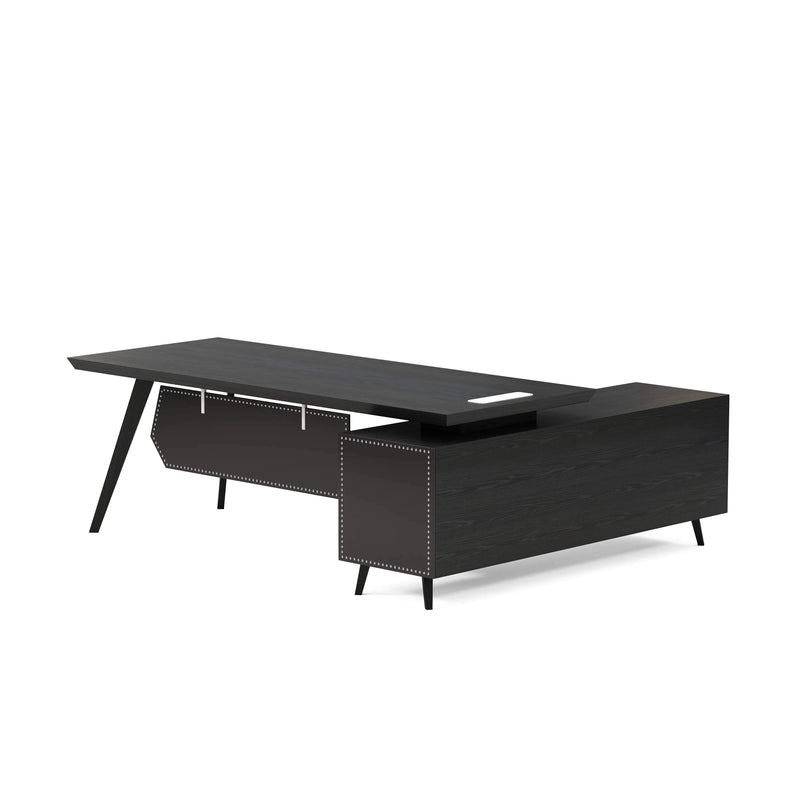 Pacific · Modern L-Shaped Executive Desk