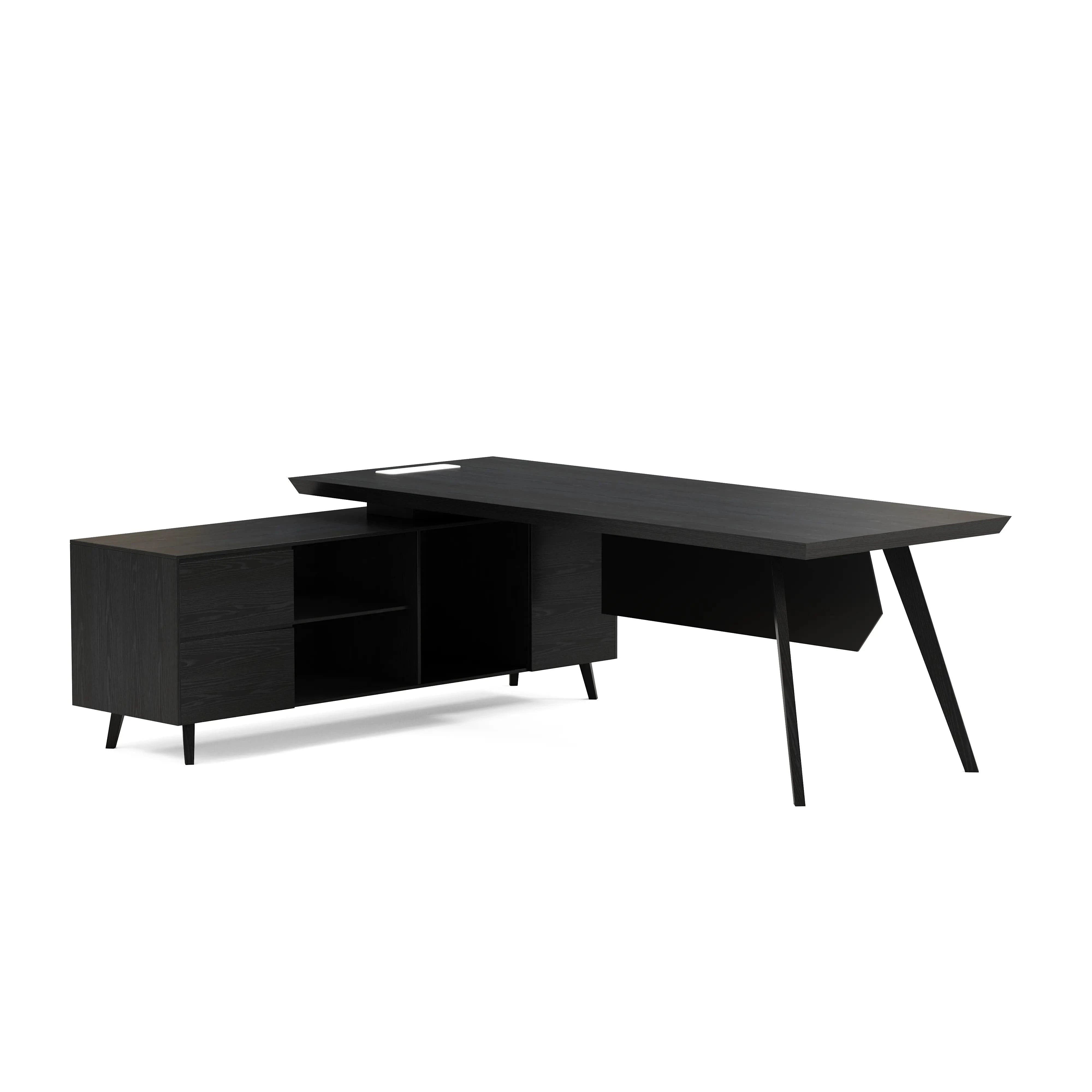 Pacific · Modern L-Shaped Executive Desk