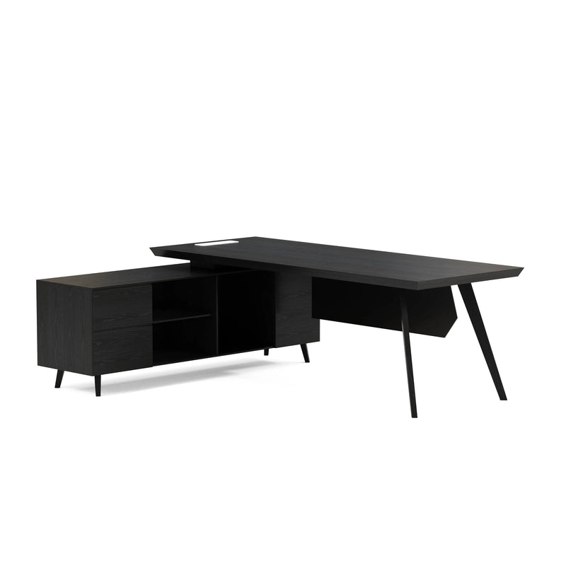 Pacific · Modern L-Shaped Executive Desk