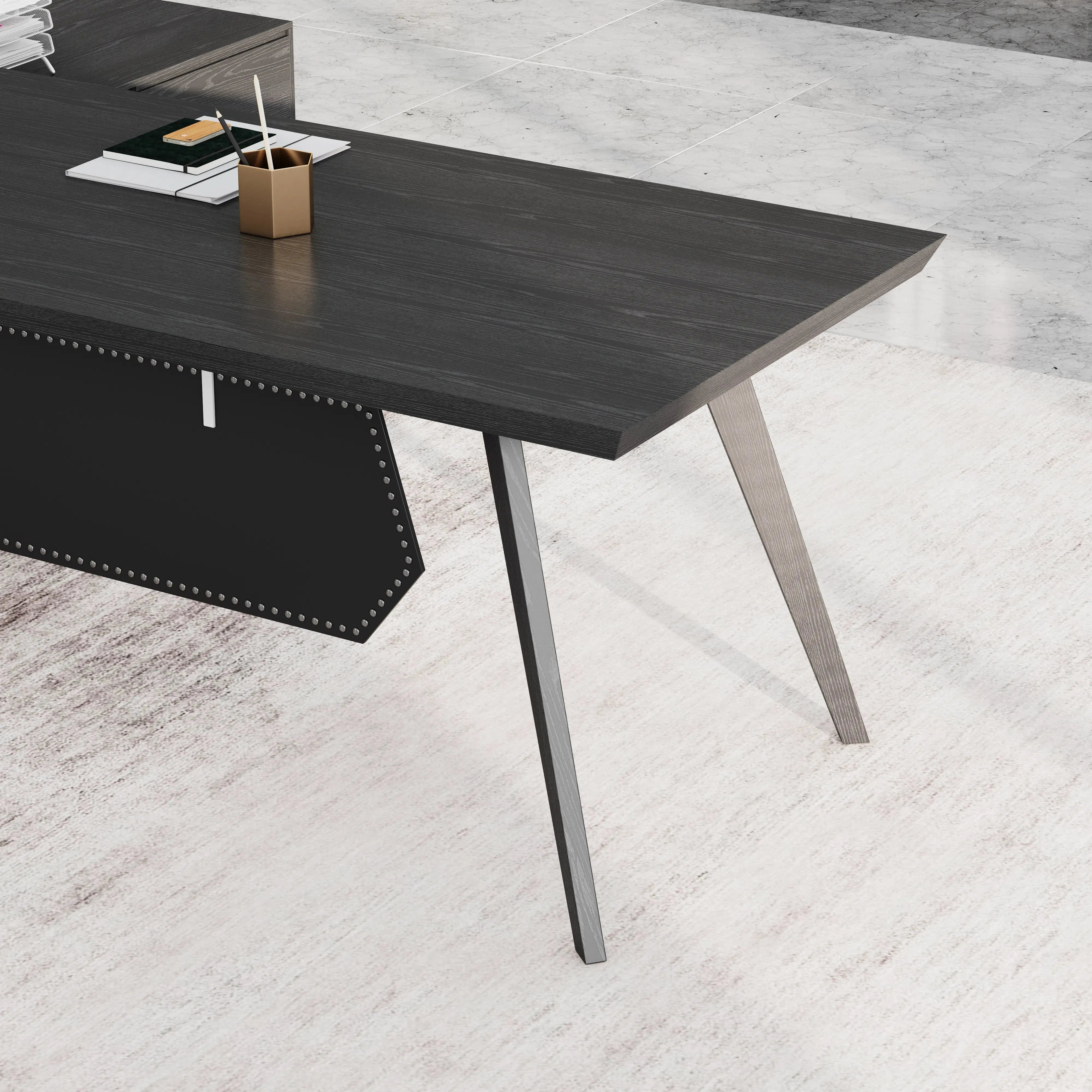 Pacific · Modern L-Shaped Executive Desk