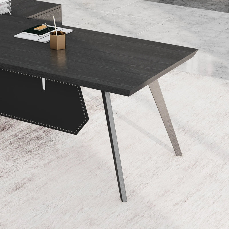 Pacific · Modern L-Shaped Executive Desk