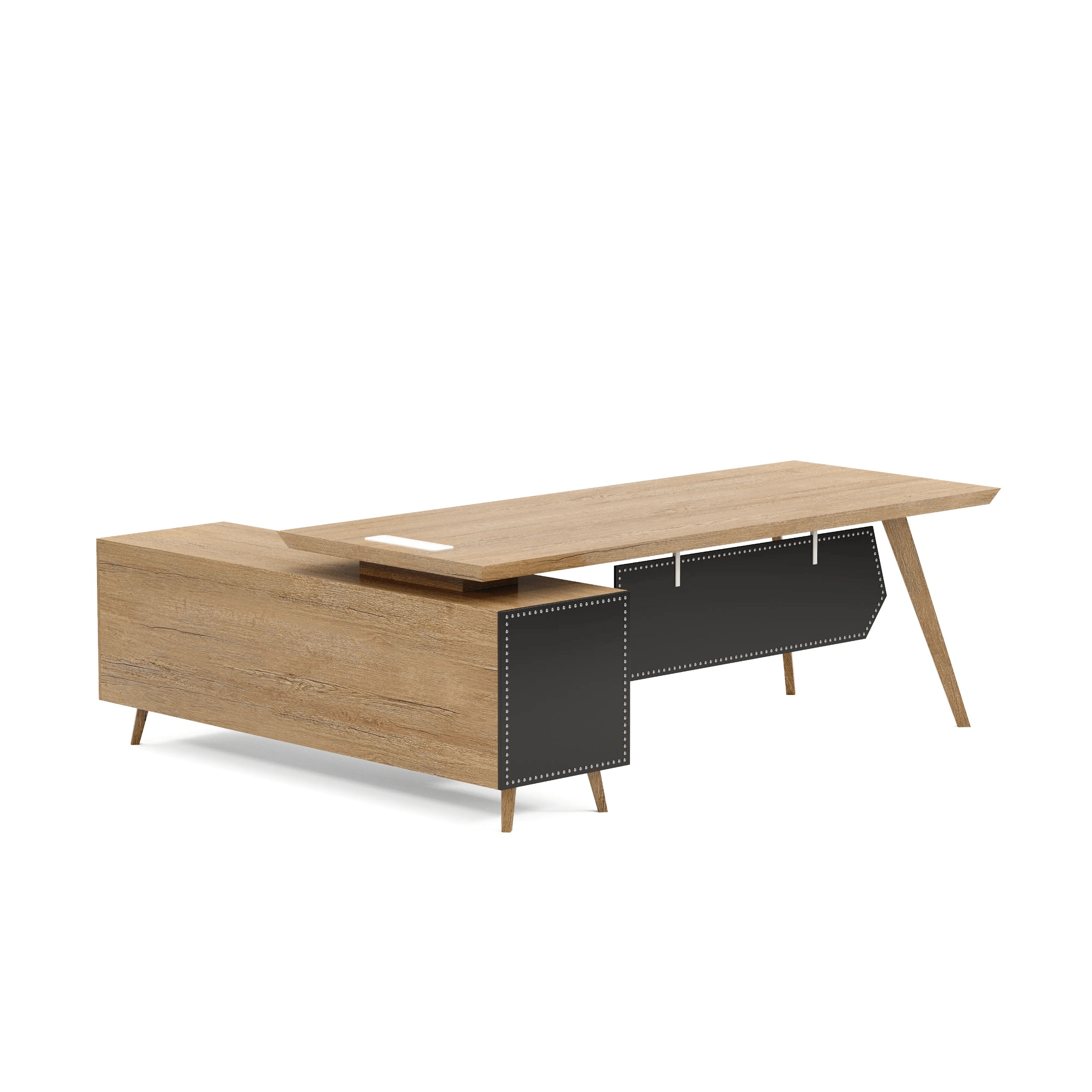 Pacific · Modern L-Shaped Executive Desk