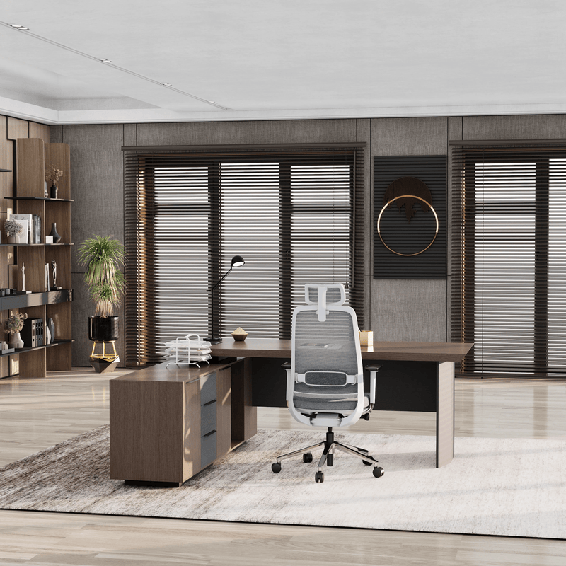 Parker · Modern L-Shaped Executive Desk
