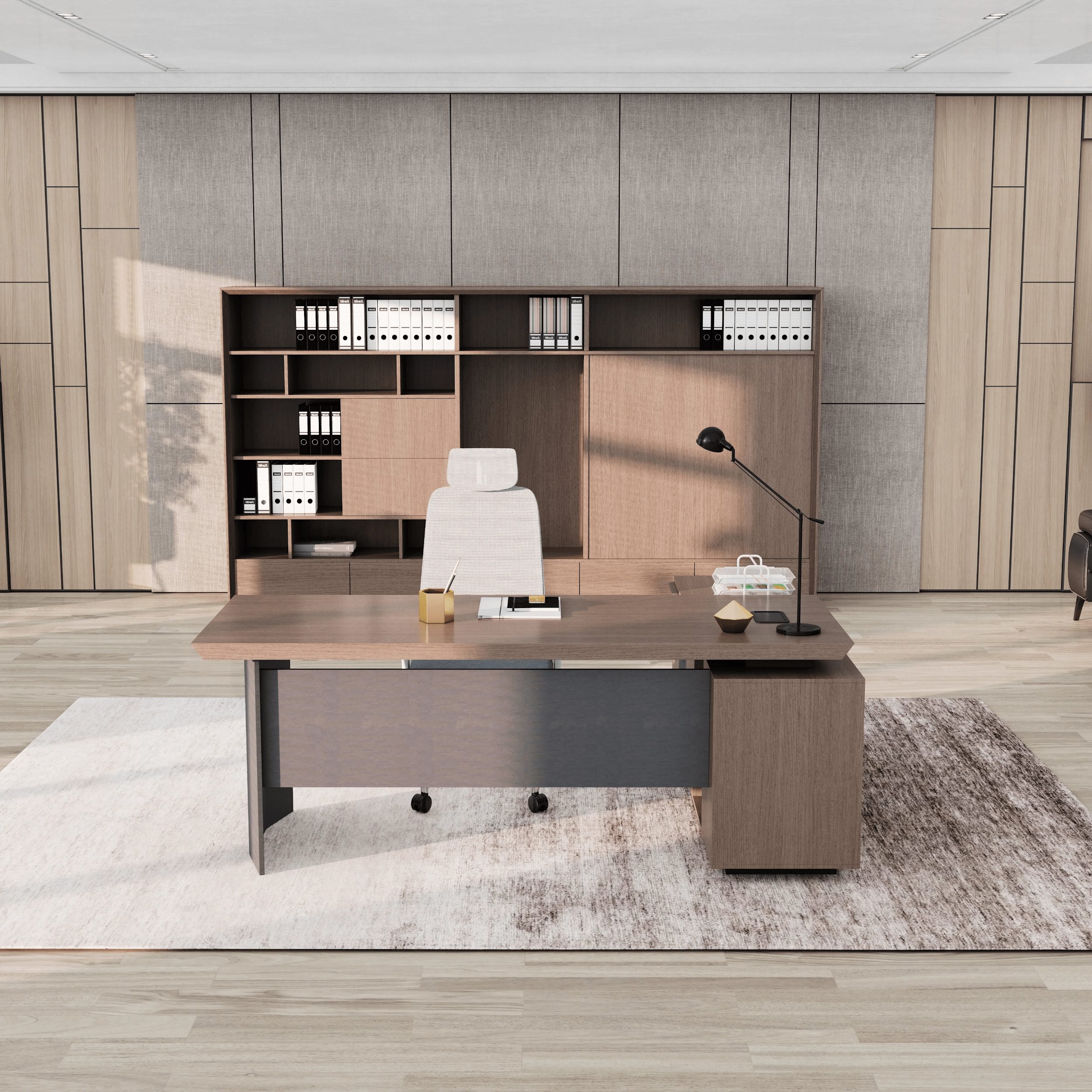Parker · Modern L-Shaped Executive Desk