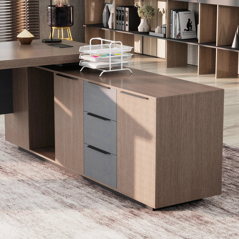 Parker · Modern L-Shaped Executive Desk