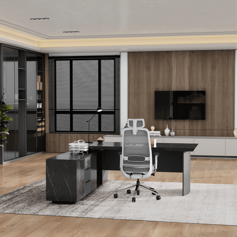 Parker · Modern L-Shaped Executive Desk