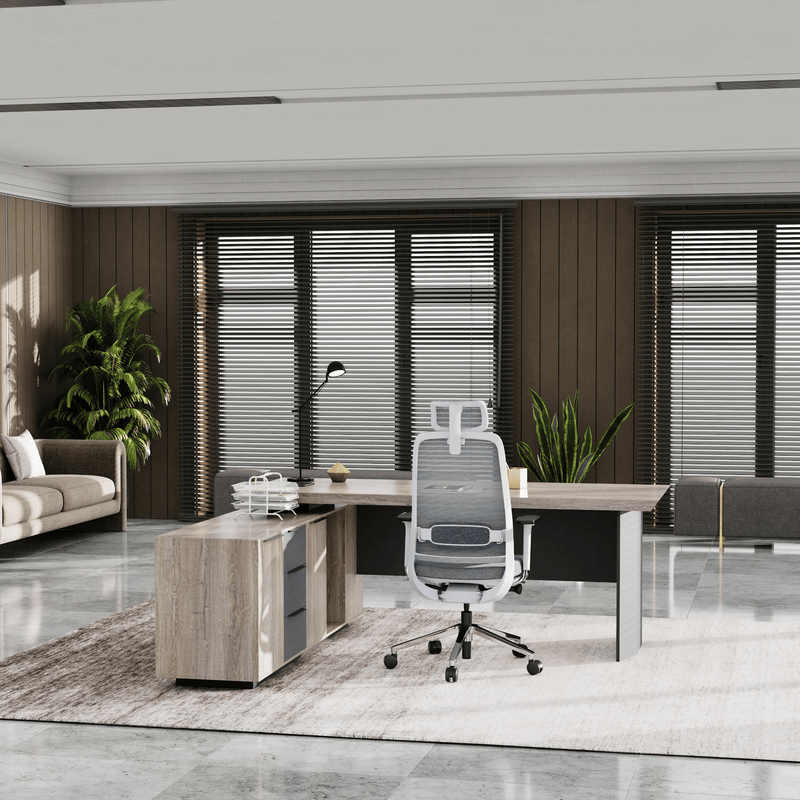 Parker · Modern L-Shaped Executive Desk