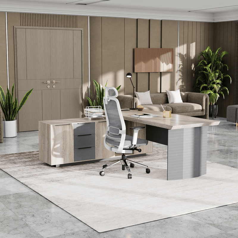 Parker · Modern L-Shaped Executive Desk