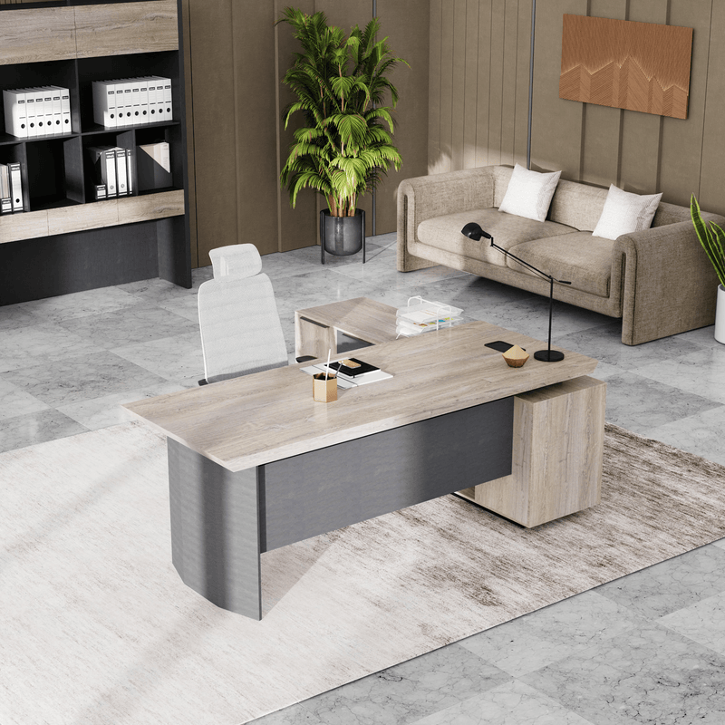 Parker · Modern L-Shaped Executive Desk